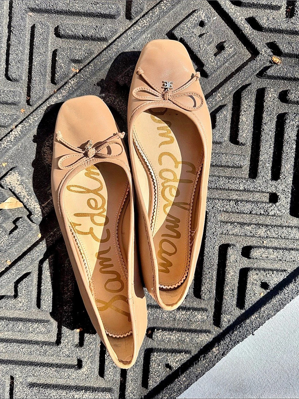 Sam Edelman Meadow Ballet Flat Brown Bow Flats